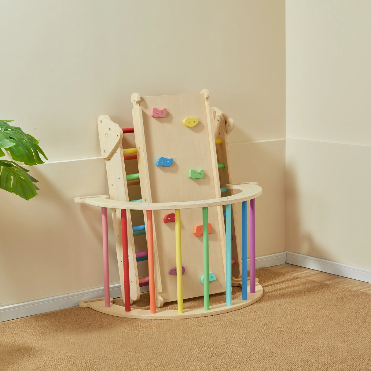 Tiny Land® 5-in-1 Rainbow Climbing Set - HoneyBug