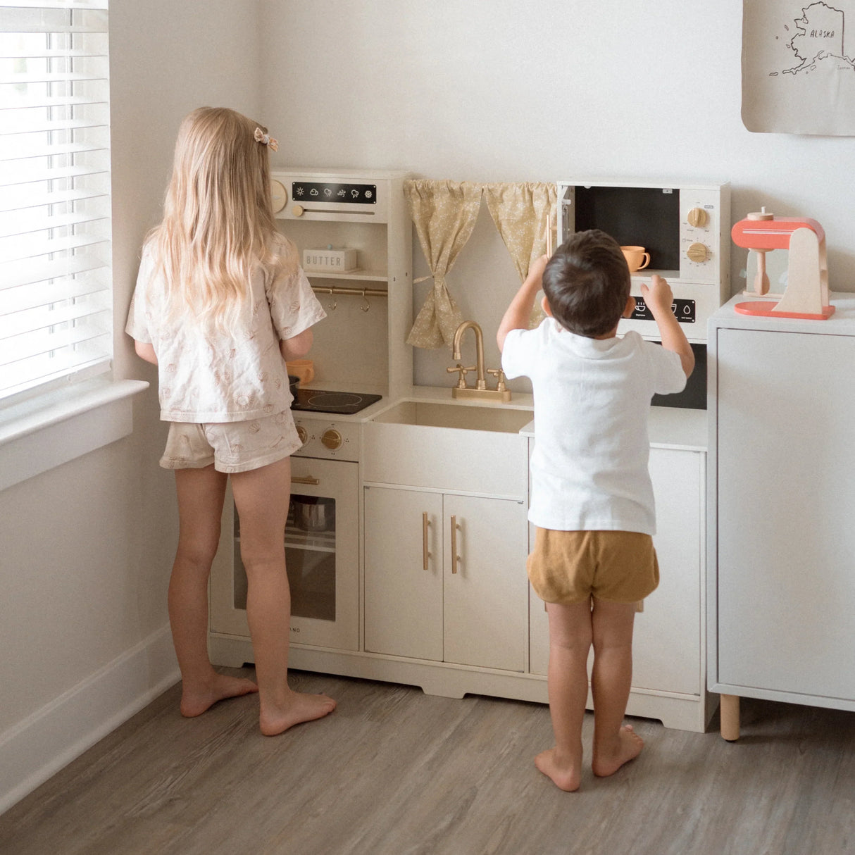 Tiny Land® Trendy Home Style Play Kitchen - HoneyBug