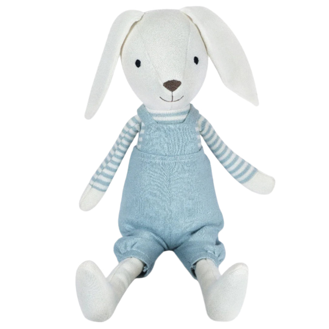 Knit Bunny Plush - Finn - HoneyBug