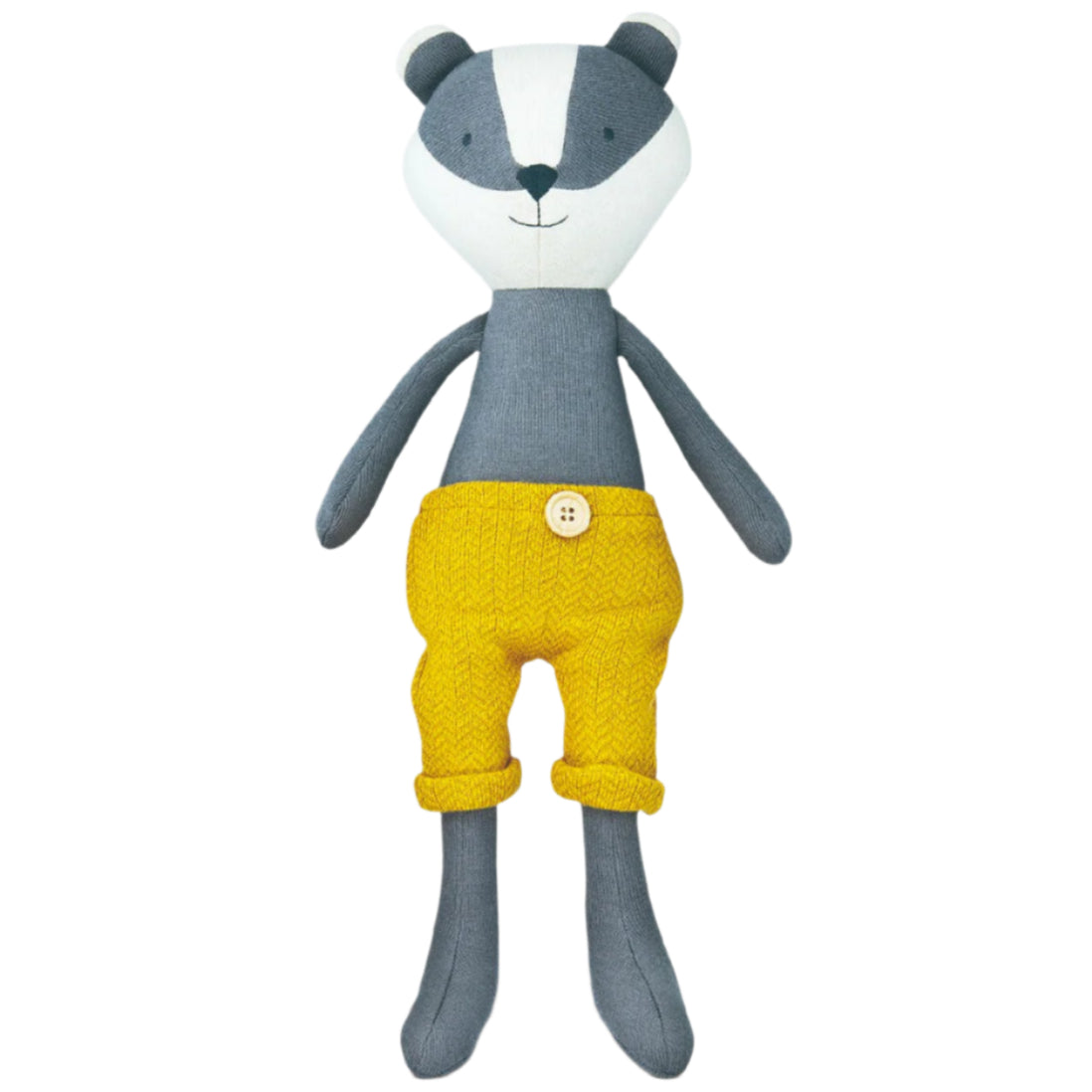 Knit Plush - Benny Badger - HoneyBug