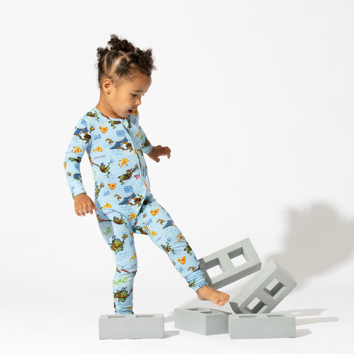 Teenage Mutant Ninja Turtles: Mutant Mayhem Movie Bamboo Convertible Footie - HoneyBug