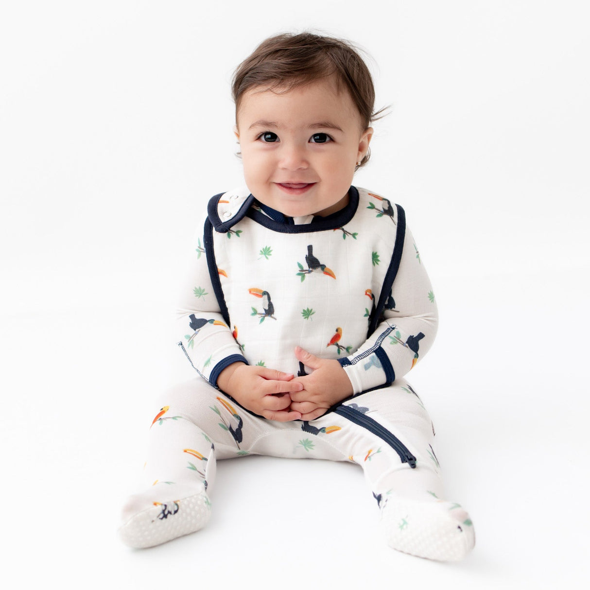 Toucan Bib Set - HoneyBug