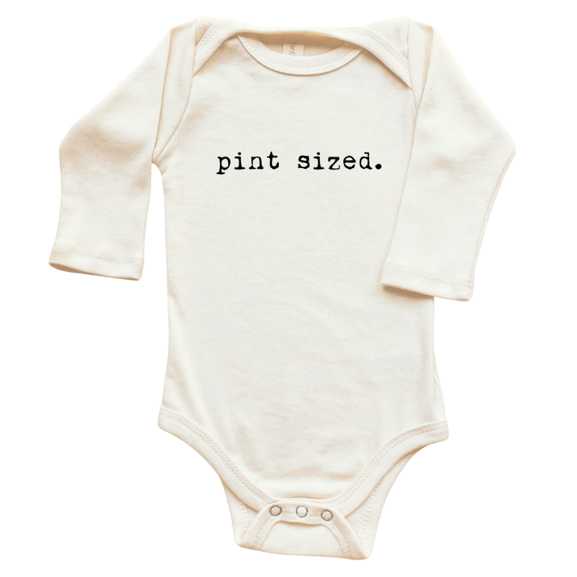 Pint Sized Organic Baby Bodysuit Long Sleeve