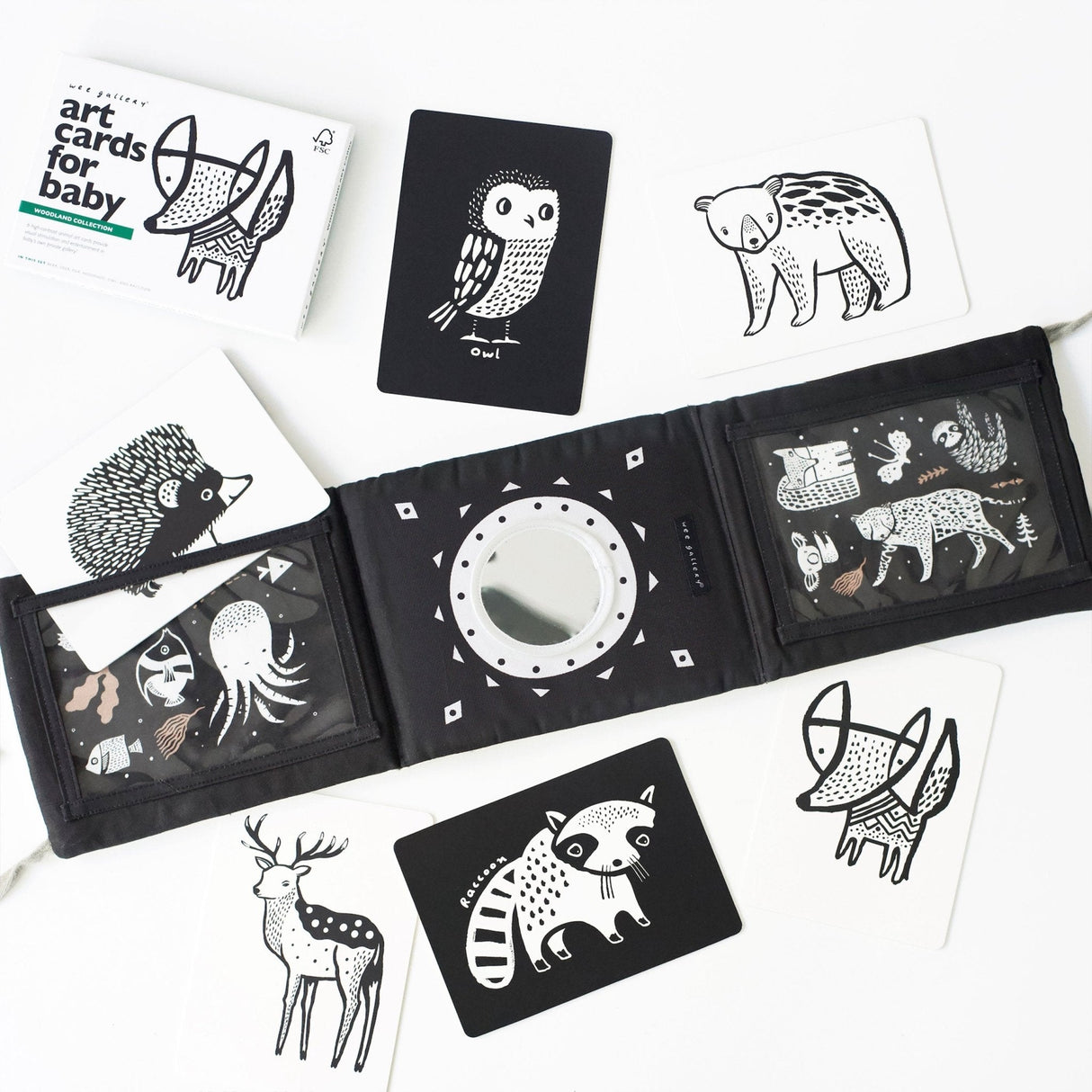 Baby Tummy Time Gallery with Mirror Bundle