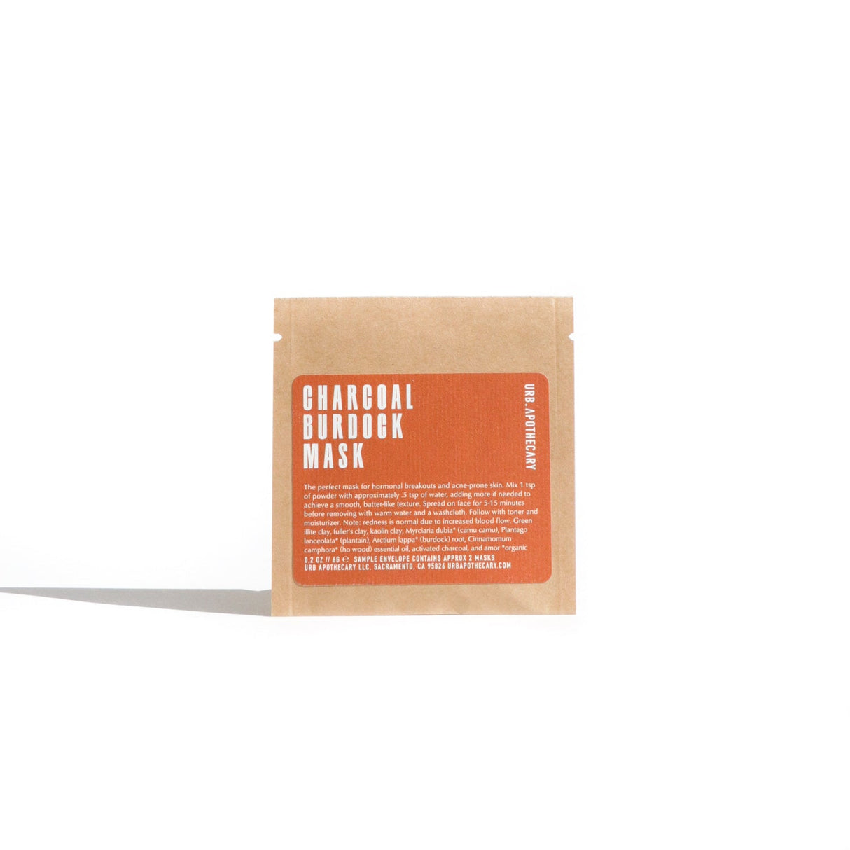 Charcoal Burdock Mask - HoneyBug