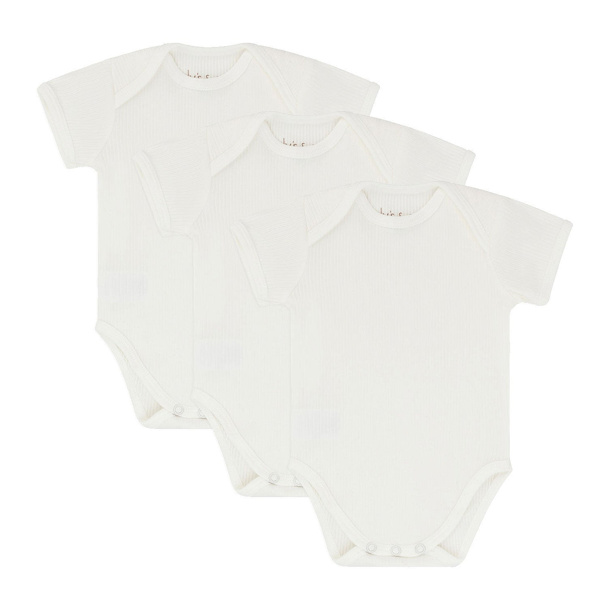 3 Pack Ribbed Undershirts - HoneyBug
