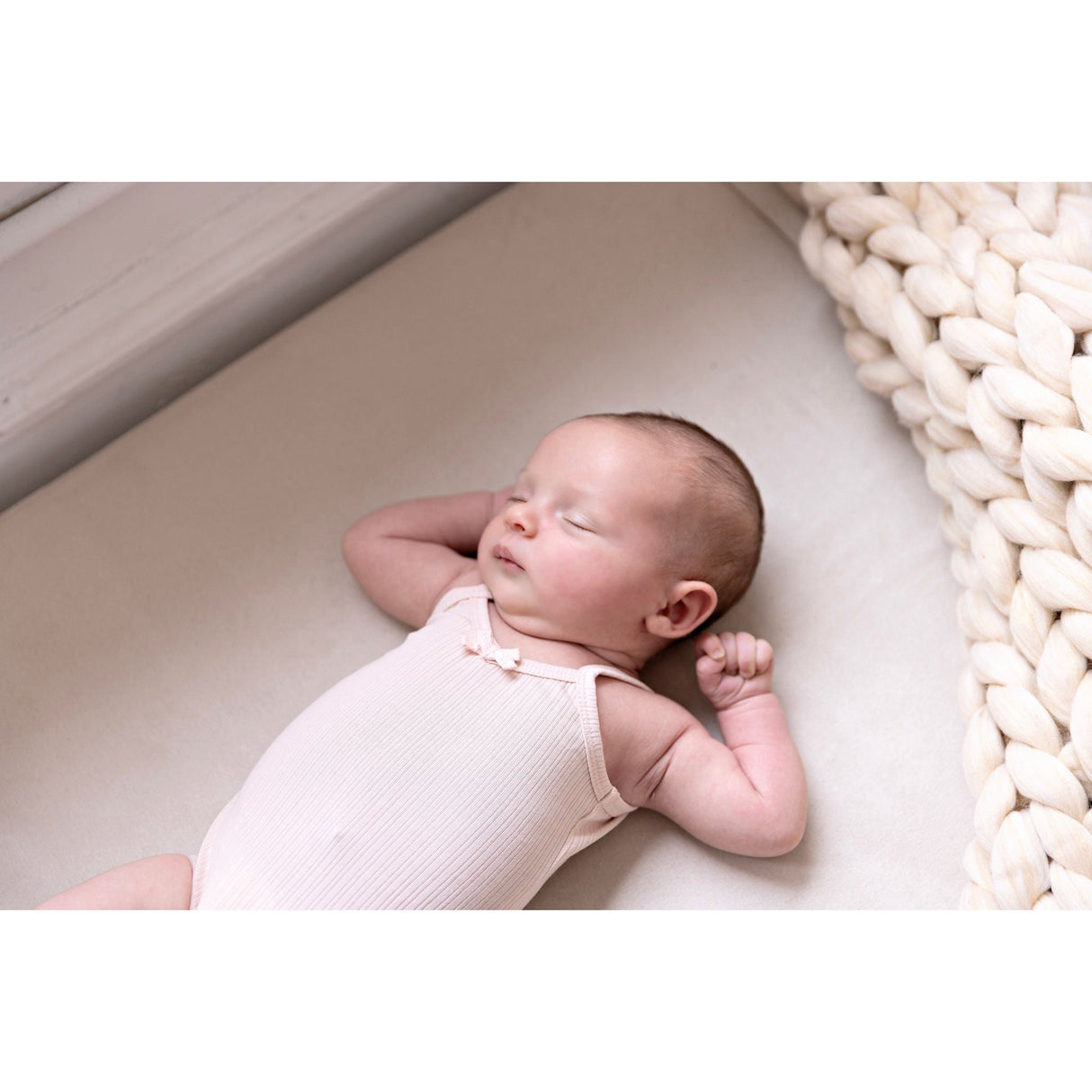 Ribbed Mauve + White (Three Pack) - HoneyBug