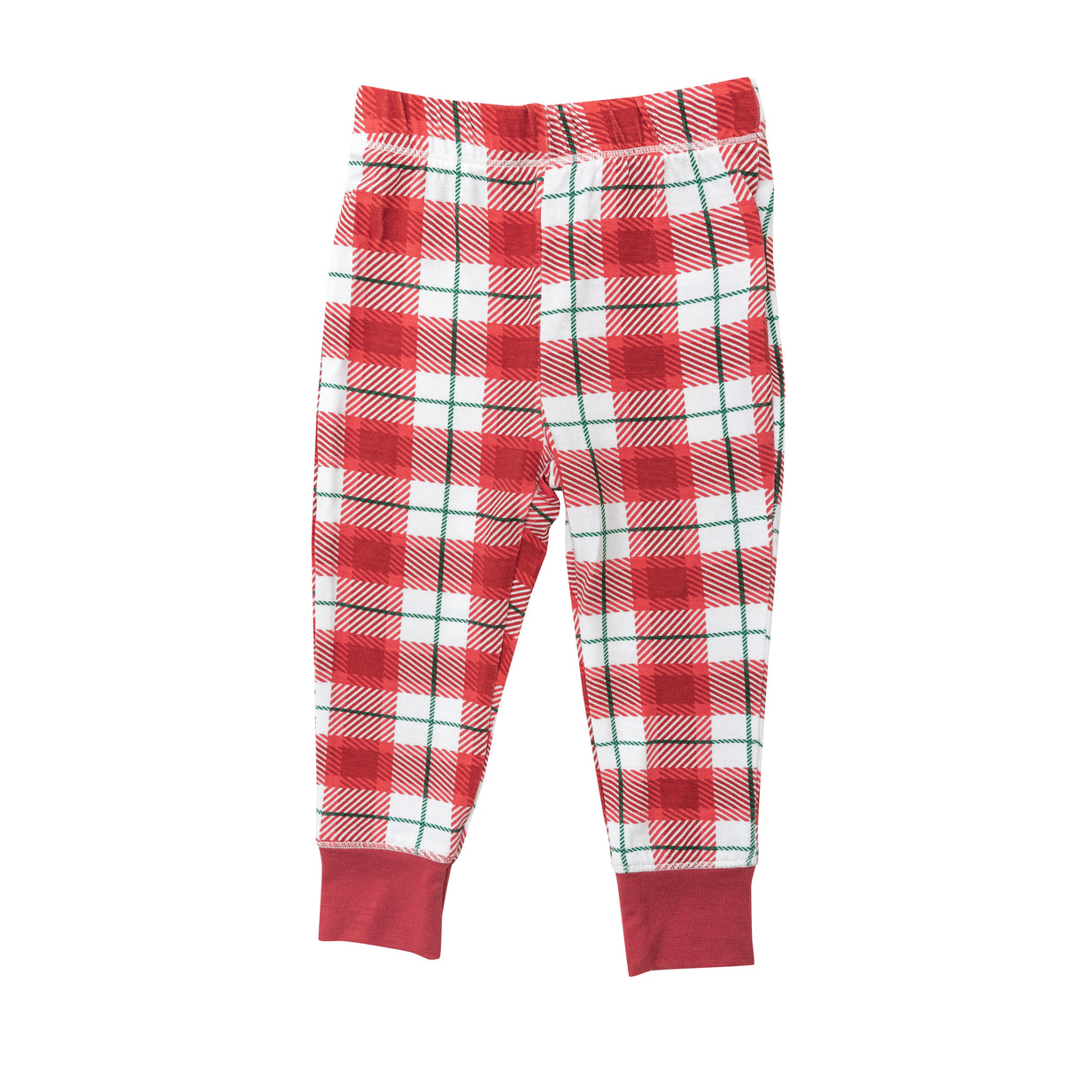 Lounge Wear Set - Holiday Red Plaid - HoneyBug
