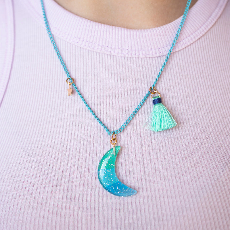 Belinda Necklace - Moon - HoneyBug