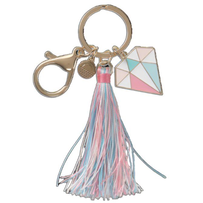 Carrie Keychain - Gem - HoneyBug