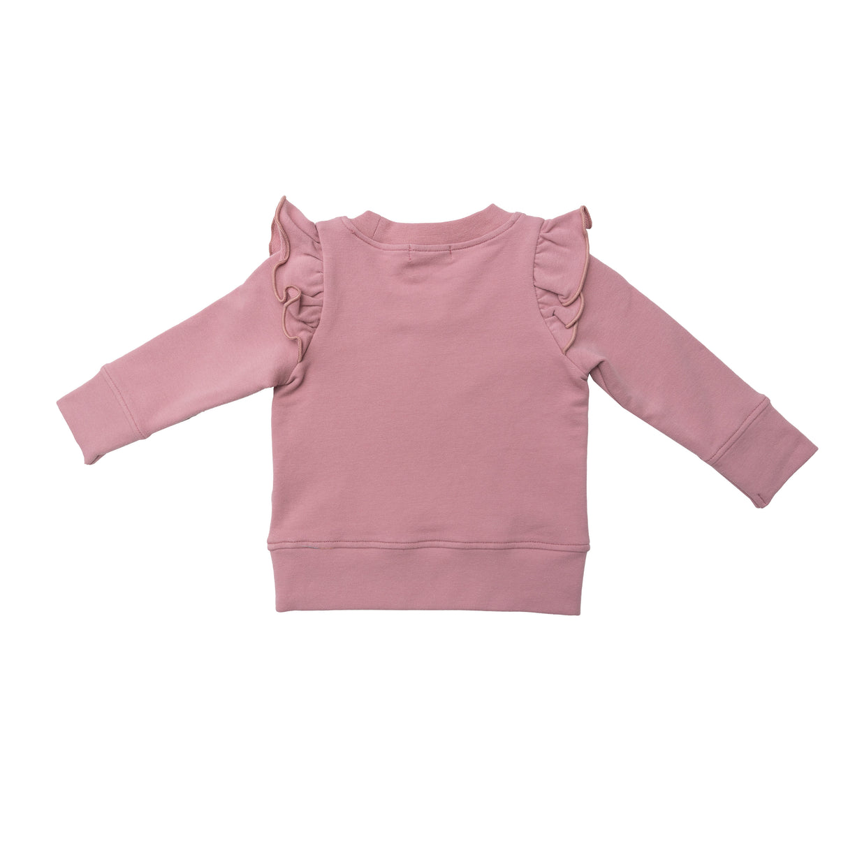 Ruffle Sweatshirt + Leggings - Blush - HoneyBug