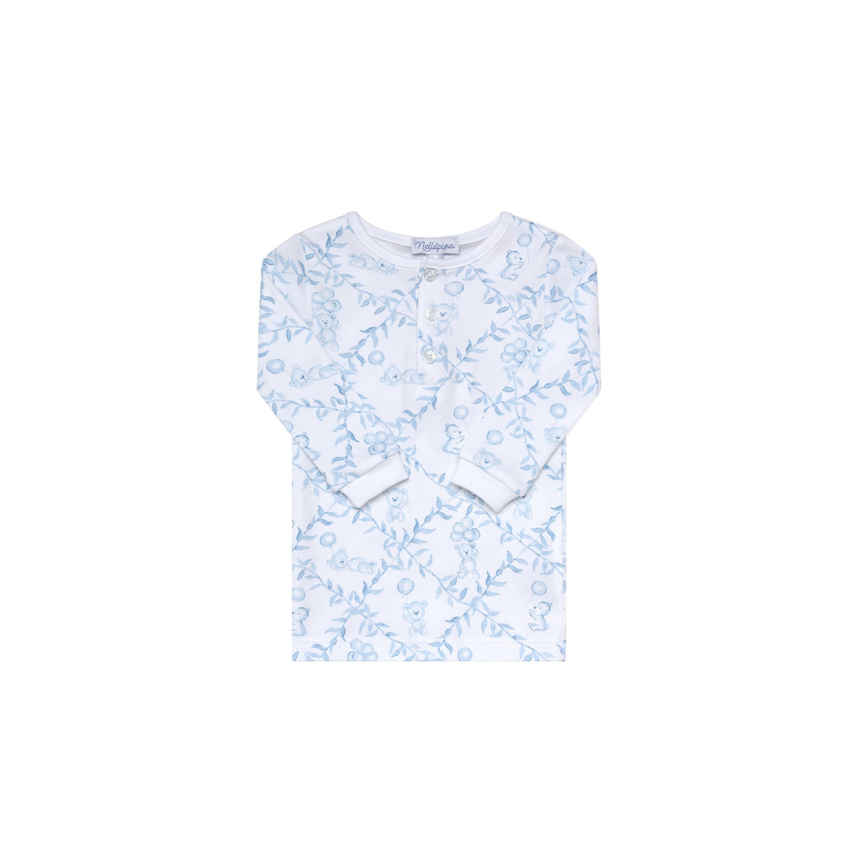 Blue Bears Trellace Pajamas - HoneyBug