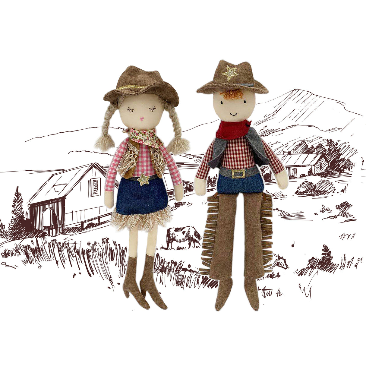 Cowboy Cooper Doll - HoneyBug