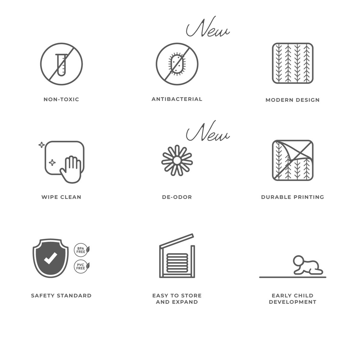 GraphEVA® Play Mat - Moonstone - HoneyBug