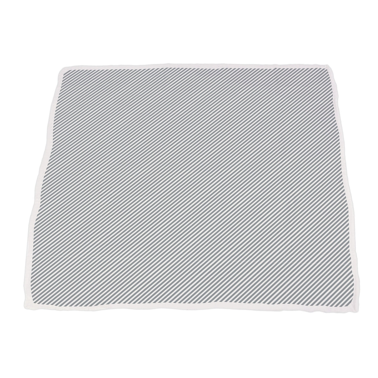 Dahlia Floral and Finley Stripe Bamboo Muslin Newcastle Blanket - HoneyBug