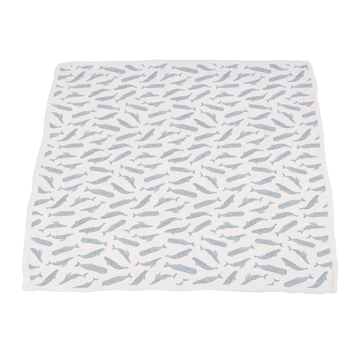 Blue Shadow Whales and Marina Sailboats Bamboo Newcastle Blanket - HoneyBug