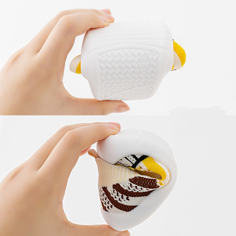 Baby First Walkers - Yellow Strips - HoneyBug