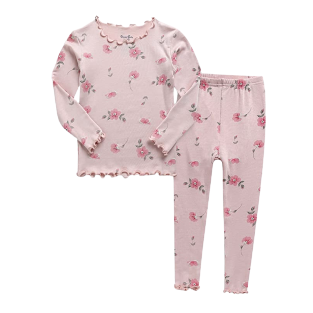 Sleep and Play Pajama Set - Romantic Rose - HoneyBug