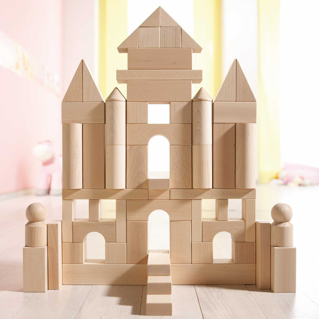 Basic Building Blocks 60 Piece Large Starter Set - HoneyBug