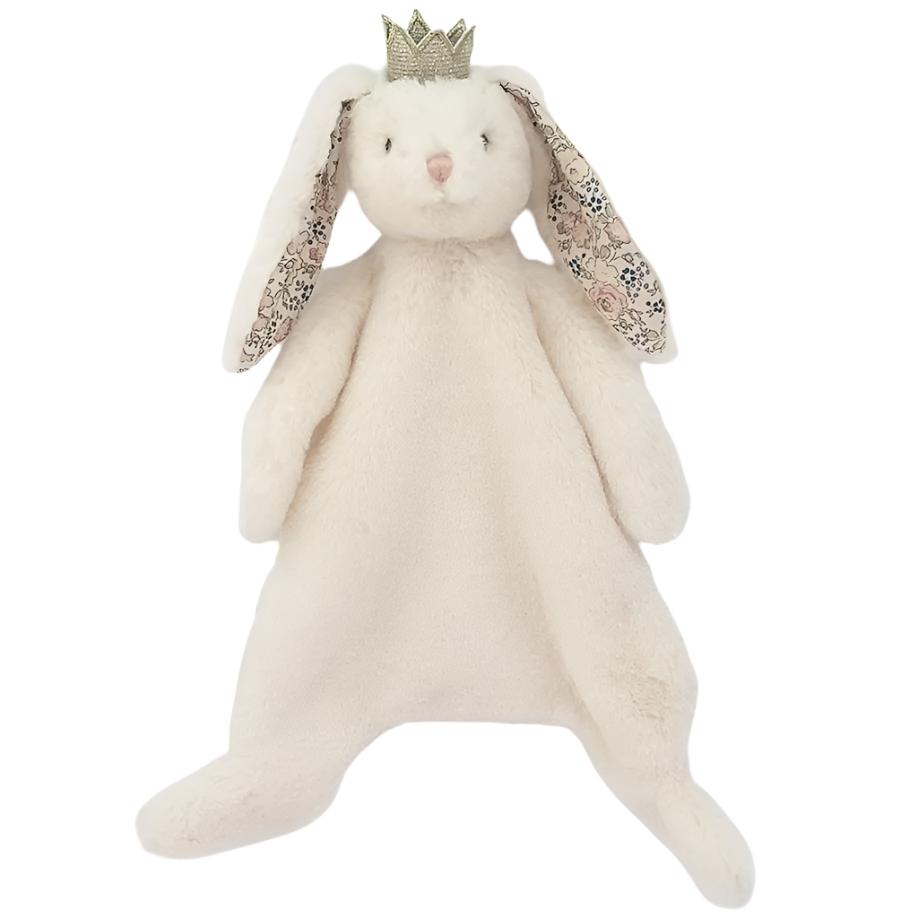 Princess Bunny Baby Security Blanket 'Faith' - HoneyBug