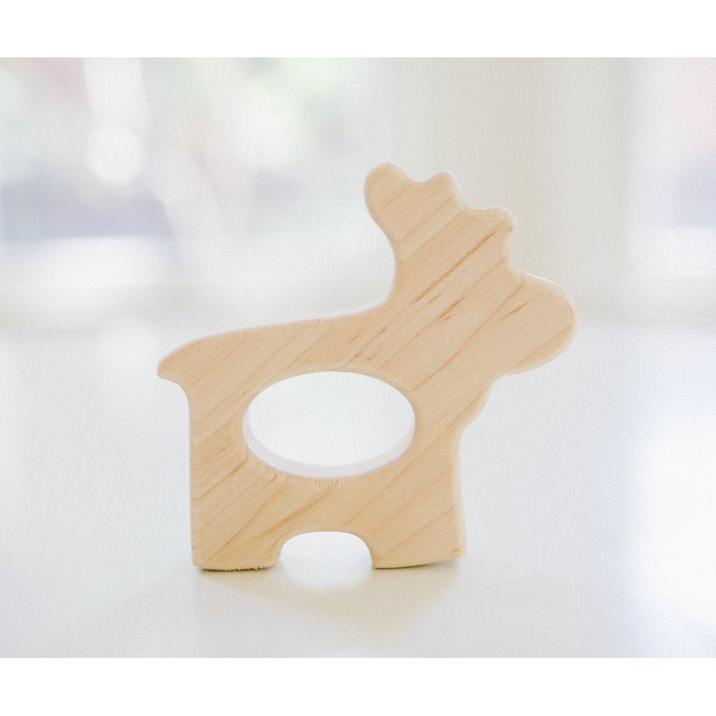Moose Wooden Grasping Toy - HoneyBug