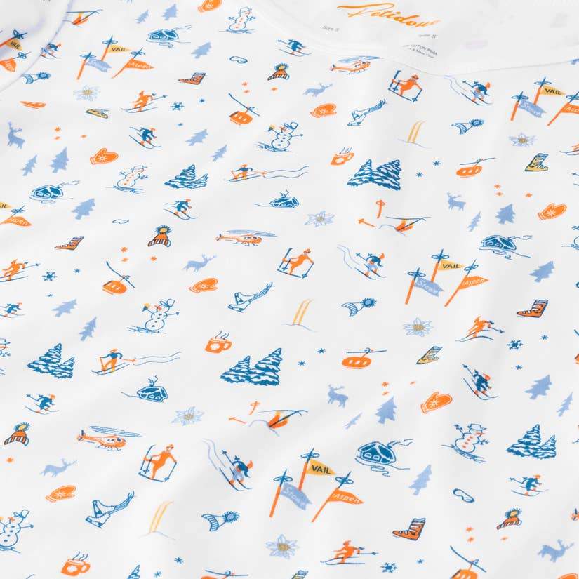 Women's PJ Set - Morning Ski - HoneyBug