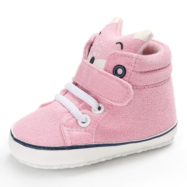Baby Animal First Walkers - Pink Fox - HoneyBug