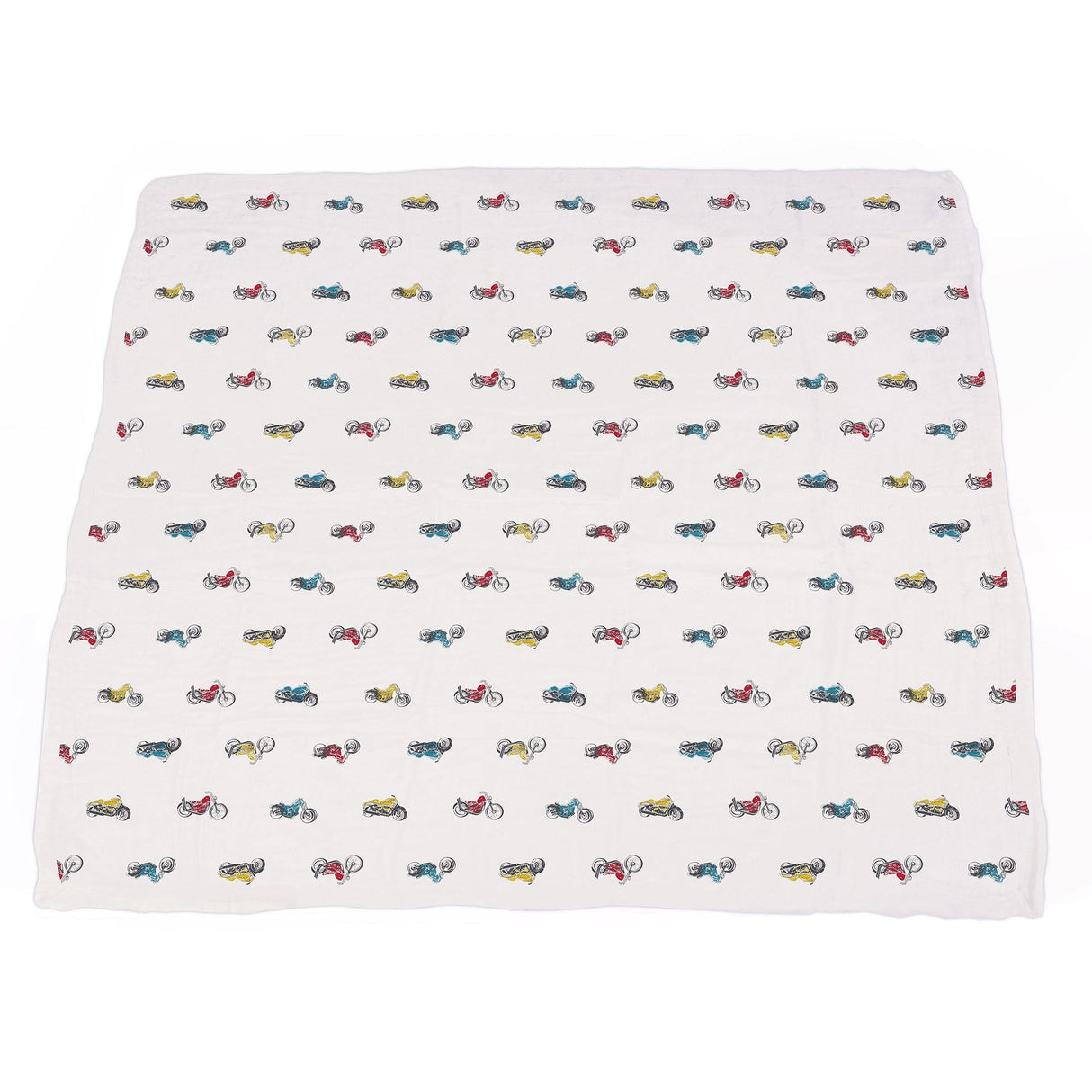Vintage Muscle Cars and Motorcycles Bamboo Muslin Newcastle Blanket - HoneyBug