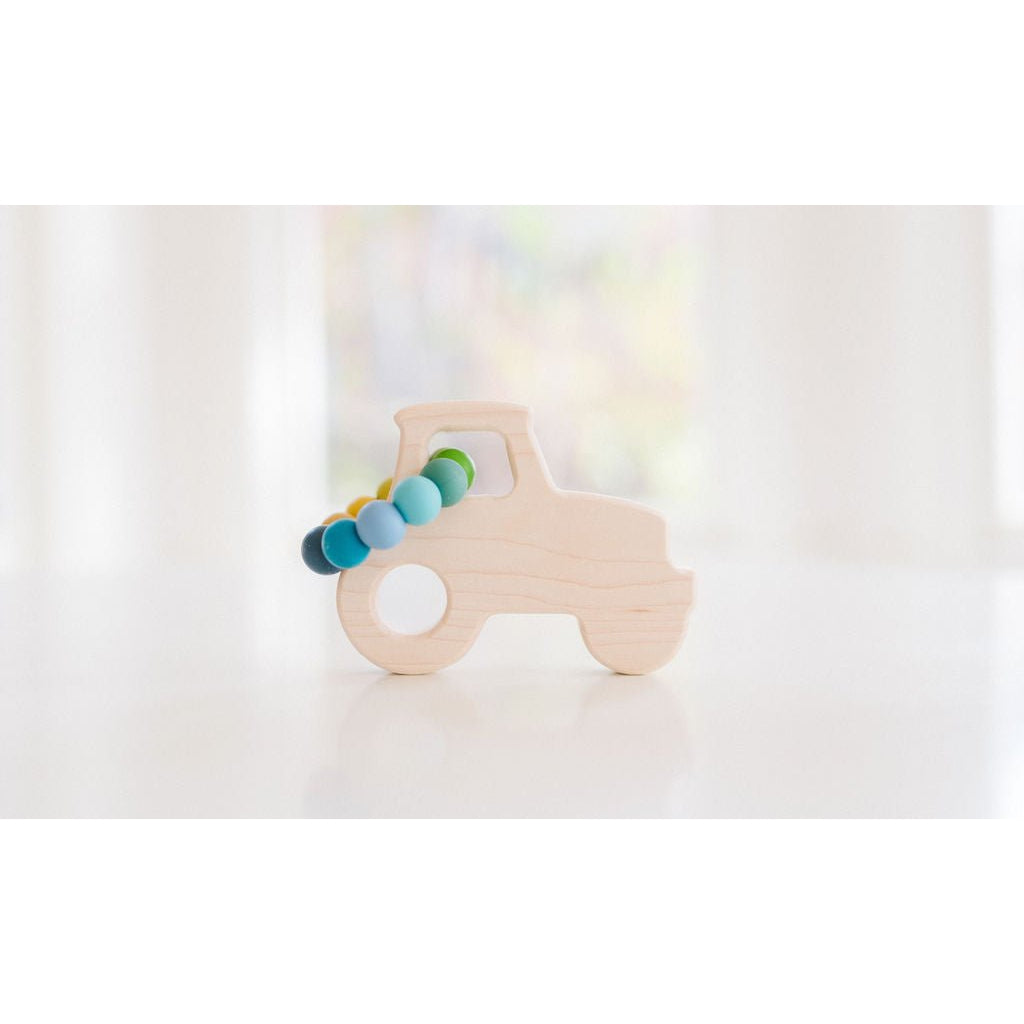 Tractor Wooden Grasping Toy - HoneyBug
