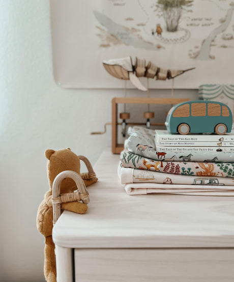 Bamboo Blend Baby Blanket - Wild Horses - HoneyBug 