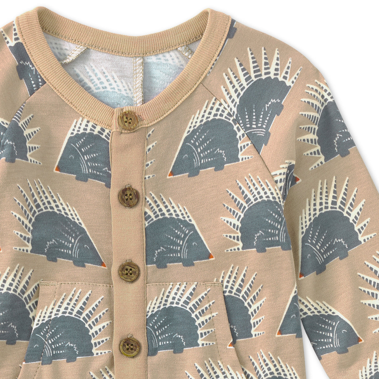 Bamboo Blend Kangaroo Romper - Chill Quill