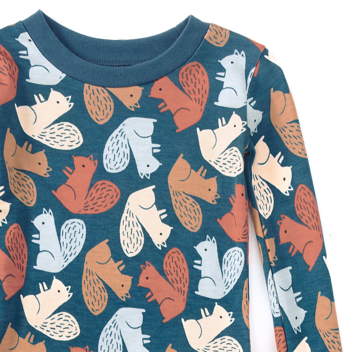 Bamboo Blend Pajamas - Squirrel Scurry