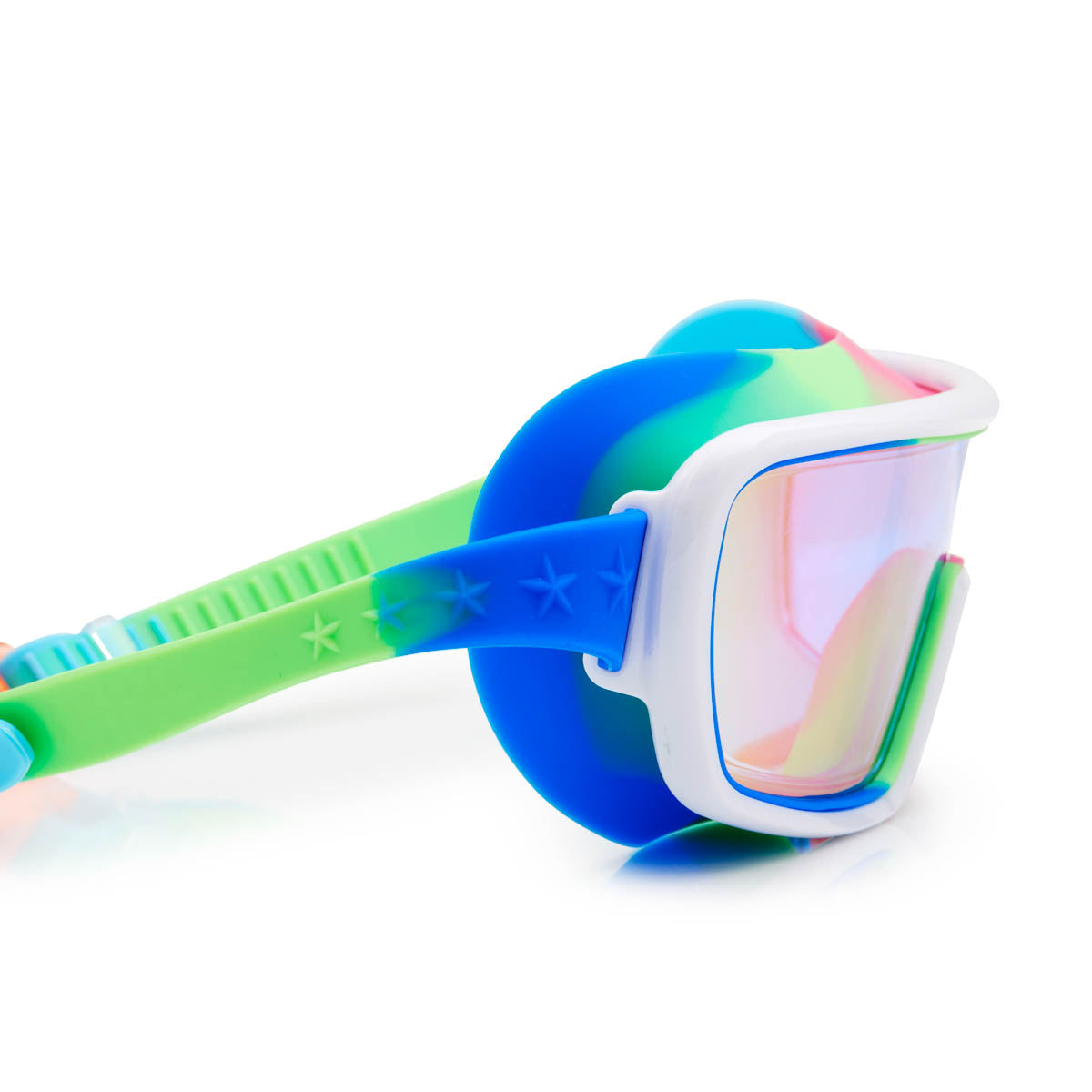 Gadget Green Prismatic Kids' Swim Goggles - HoneyBug 