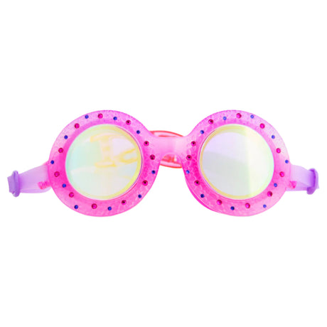 Morning Magenta Budding Flowers Girl Kids' Swim Goggles - HoneyBug 