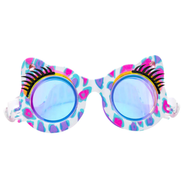 Purple Patches Savvy Cat Kids' Swim Goggles - HoneyBug 
