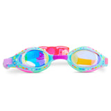Barrier Reef Blue Tropical Getaway Girl Kids' Swim Goggles - HoneyBug 