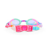 Barrier Reef Blue Tropical Getaway Girl Kids' Swim Goggles - HoneyBug 