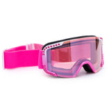 Pink Lustrous Frost Kids' Ski Goggles - HoneyBug 
