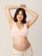 Sublime® Adjustable Crossover Nursing & Lounge Bra | Soft Pink - HoneyBug 