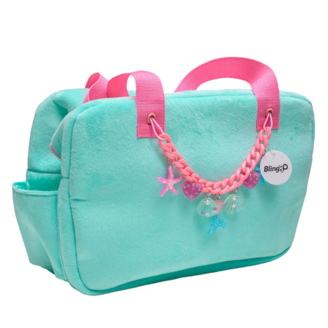 Seashell Shopping Beach Tote - HoneyBug 