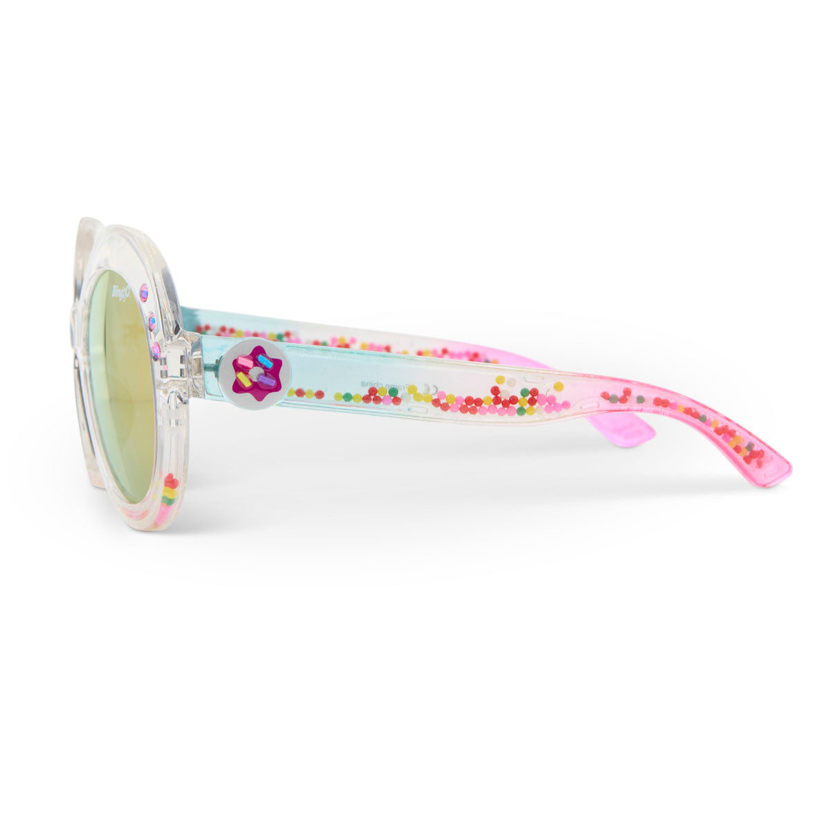 Glass Beach Sprinkle Sunrise Kids' Sunglasses - HoneyBug 