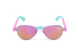 Suntan Turquoise Hampton Beach Kids' Sunglasses - HoneyBug 