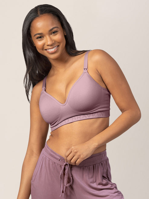 Signature Sublime® Contour Hands-Free Pumping & Nursing Bra | Twilight - HoneyBug 
