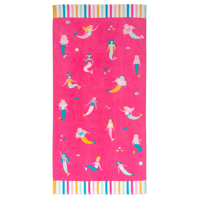 Beach and Bath Towel - Mermaid - HoneyBug 