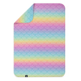 Mermaid Scales Beach Towel with Hood - HoneyBug 