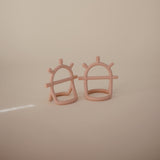 No-Drop Sensory Teether - Blush - HoneyBug 