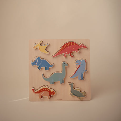 Wooden Dino Puzzle - HoneyBug 