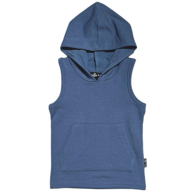 BAMBOO HOODIE TANK- Arctic - HoneyBug 