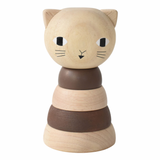 Wood Stacker - Cat - HoneyBug 