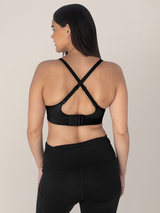 Minimalist Maternity & Nursing Plunge Bra | Black - HoneyBug 